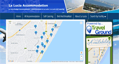Desktop Screenshot of laluciaaccommodation.co.za